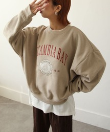 Chillfar（チルファー）の「アソートロゴプリント裏起毛ビッグシルエットスウェット（スウェット）」