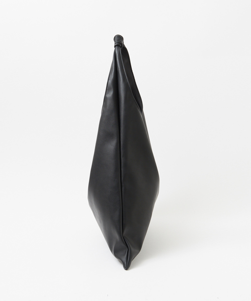 MYSELF ABAHOUSE（マイセルフアバハウス）の「ヴィーガンレザー ビッグ トートバッグ（トートバッグ・メンズ・ブラック/ネイビー/グレー・フリー）」の8枚目の写真