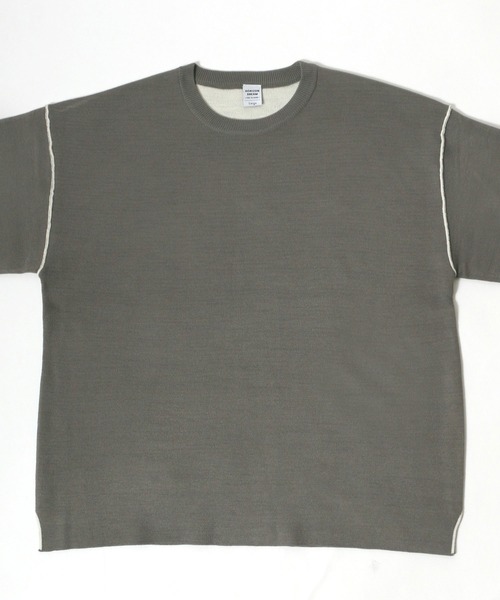 ANPAS(アンパス)の「Punch the dough Knit Pullover/ロール配色 ポンチ オーバーサイズニットプルオーバー(ニット/セーター・メンズ・ブラック/ネイビー/グレー・L/M)」の5枚目の写真