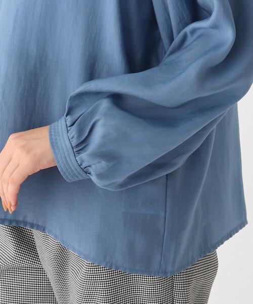 AG by aquagirl(エージーバイアクアガール)の「◆ハイネックギャザースリーブブラウス【WEB限定サイズ】(シャツ/ブラウス・レディース・ホワイト系/ベージュ/ブルー/ブラック・38/40/36)」の15枚目の写真