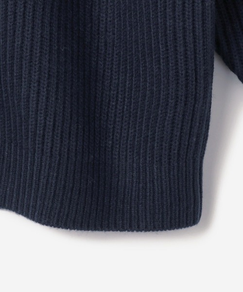 GYMPHLEX（ジムフレックス）の「Gymphlex | Vネックニットカーディガン MEN（カーディガン/ボレロ・メンズ・ネイビー/アイボリー・MEDIUM/LARGE）」の17枚目の写真