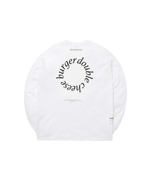 DOUBLE CHEESEBURGER(ダブルチーズバーガー)の「Long-Sleeve T-shirt ‐Choice is Yours‐(Tシャツ/カットソー・レディース・ホワイト/ブラック・FREE)」の10枚目の写真