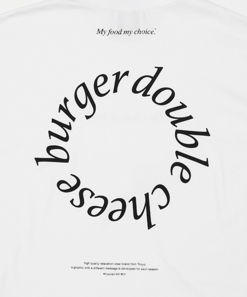 DOUBLE CHEESEBURGER(ダブルチーズバーガー)の「Long-Sleeve T-shirt ‐Choice is Yours‐(Tシャツ/カットソー・レディース・ホワイト/ブラック・FREE)」の5枚目の写真
