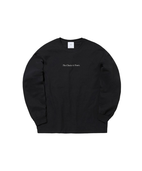 DOUBLE CHEESEBURGER(ダブルチーズバーガー)の「Long-Sleeve T-shirt ‐Choice is Yours‐(Tシャツ/カットソー・レディース・ホワイト/ブラック・FREE)」の7枚目の写真