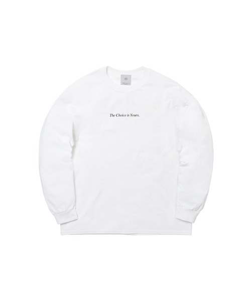 DOUBLE CHEESEBURGER(ダブルチーズバーガー)の「Long-Sleeve T-shirt ‐Choice is Yours‐(Tシャツ/カットソー・レディース・ホワイト/ブラック・FREE)」の13枚目の写真