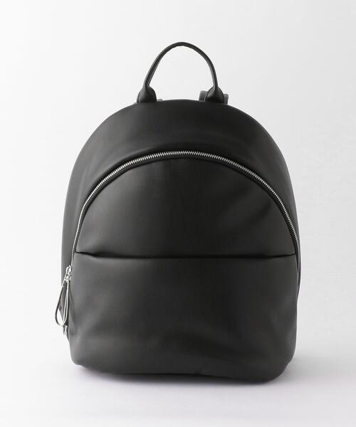 Laugoa（ラウゴア）の「＜LAUGOA（ラウゴア）＞ラウンド バックパック（バックパック/リュック・レディース・ライトグレー/ブラック・FREE）」の2枚目の写真