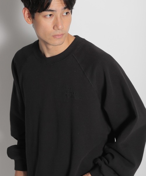 NUMERALS（ヌメラルズ）の「【NUMERALS/sportswear (スポーツウェア)】コラボクルーネックスウェット（スウェット・メンズ・ホワイト/ブラック・MEDIUM/LARGE）」の2枚目の写真