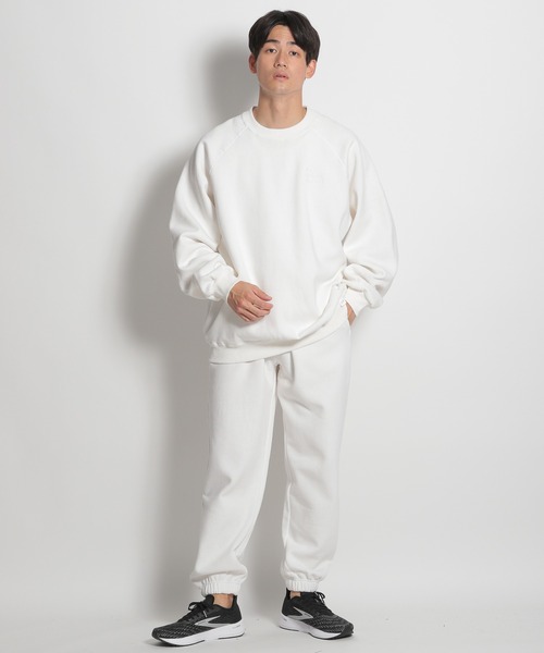 NUMERALS（ヌメラルズ）の「【NUMERALS/sportswear (スポーツウェア)】コラボクルーネックスウェット（スウェット・メンズ・ホワイト/ブラック・MEDIUM/LARGE）」の9枚目の写真