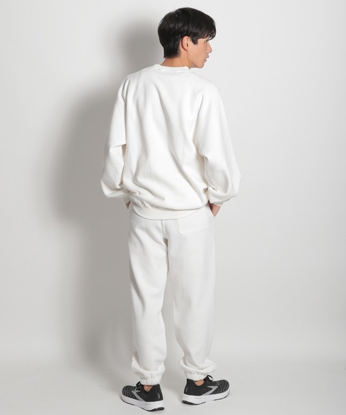 NUMERALS（ヌメラルズ）の「【NUMERALS/sportswear (スポーツウェア)】コラボクルーネックスウェット（スウェット・メンズ・ホワイト/ブラック・MEDIUM/LARGE）」の3枚目の写真