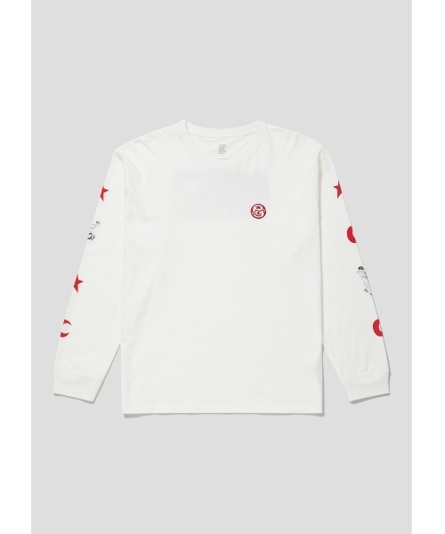 Design Tshirts Store graniph(デザイン ティーシャツ ストア グラニフ)の「ピンポン ペコ スマイル ライン(松本大洋)|コラボ長袖Tシャツ(Tシャツ/カットソー・メンズ・ホワイト・SMALL/X-LARGE/MEDIUM/LARGE/X-SMALL)」の4枚目の写真