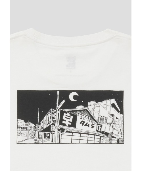 Design Tshirts Store graniph(デザイン ティーシャツ ストア グラニフ)の「ピンポン ペコ スマイル ライン(松本大洋)|コラボ長袖Tシャツ(Tシャツ/カットソー・メンズ・ホワイト・SMALL/X-LARGE/MEDIUM/LARGE/X-SMALL)」の5枚目の写真