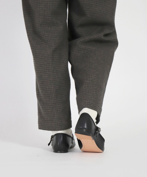 CATWORTH（カットワース）の「[ CATWORTH ] ストラップ オペラパンプス / Opera Pumps W-Strap（バレエシューズ・レディース・ブラック・4/5/6）」の14枚目の写真