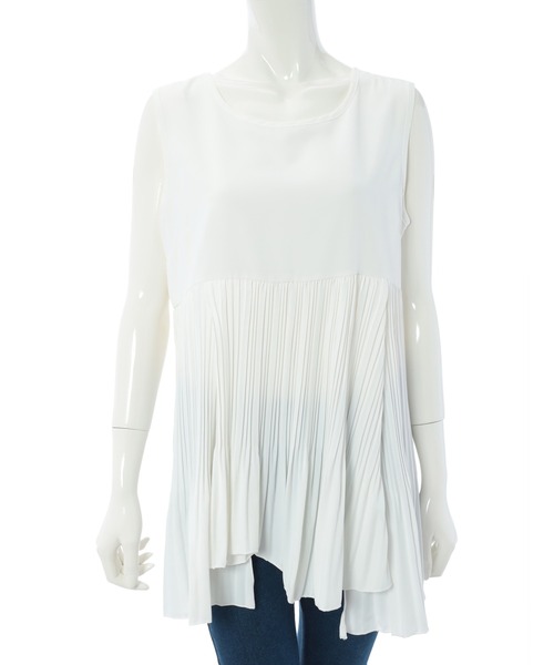 fifth（フィフス）の「プリーツインナー付きボトルネックニット（ニット/セーター・レディース・ブラック/グレー・MEDIUM）」の11枚目の写真