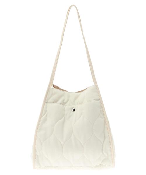 Green　Parks（グリーンパークス）の「・キルトワイドトート＊（トートバッグ・レディース・グリーン/グレイッシュベージュ/アイボリー・FREE）」の18枚目の写真