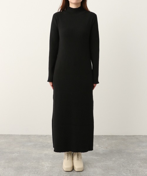 Heather(ヘザー)の「チェックカーデレイヤードニットワンピース 261441(ワンピース・レディース・ブラック/グリーン/オレンジ/ブルー/ブラウン・FREE)」の18枚目の写真