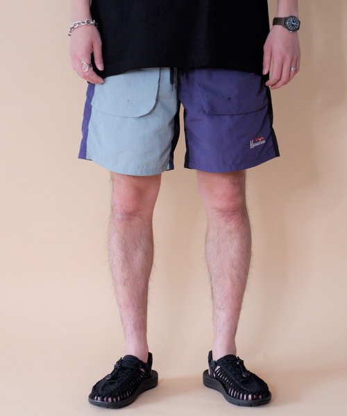 MANASTASH(マナスタッシュ)の「MANASTASH/マナスタッシュ RIVER SHORTS リバーショーツ 7126029(その他パンツ・メンズ・パープル/カーキ/ブラック/その他/グレー・MEDIUM/X-LARGE/LARGE)」の1枚目の写真