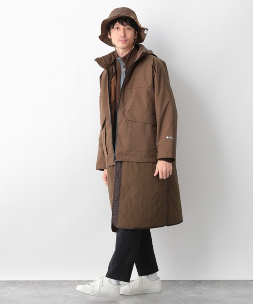 GLOBAL WORK(グローバルワーク)の「LOGOS*GWキルトコート/236236(その他アウター・メンズ・ダークブラウン/カーキ・MEDIUM/LARGE)」の14枚目の写真
