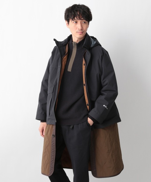 GLOBAL WORK(グローバルワーク)の「LOGOS*GWキルトコート/236236(その他アウター・メンズ・ダークブラウン/カーキ・MEDIUM/LARGE)」の20枚目の写真