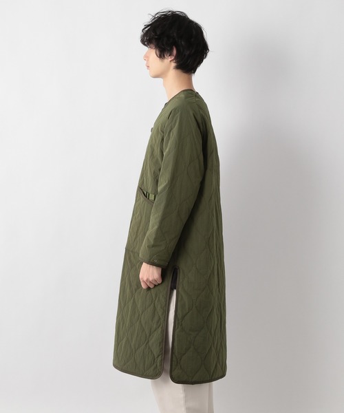 GLOBAL WORK(グローバルワーク)の「LOGOS*GWキルトコート/236236(その他アウター・メンズ・ダークブラウン/カーキ・MEDIUM/LARGE)」の11枚目の写真