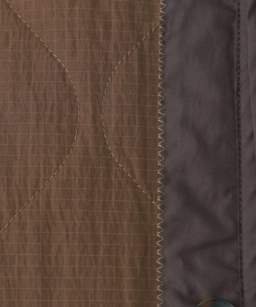 GLOBAL WORK(グローバルワーク)の「LOGOS*GWキルトコート/236236(その他アウター・メンズ・ダークブラウン/カーキ・MEDIUM/LARGE)」の22枚目の写真