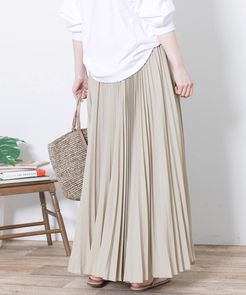 URBAN RESEARCH Sonny Label（アーバンリサーチサニーレーベル）の「ランダムプリーツスカート（スカート・レディース・ネイビー/グリーン/グレー系その他・FREE）」の6枚目の写真