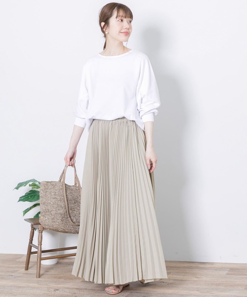 URBAN RESEARCH Sonny Label（アーバンリサーチサニーレーベル）の「ランダムプリーツスカート（スカート・レディース・ネイビー/グリーン/グレー系その他・FREE）」の7枚目の写真