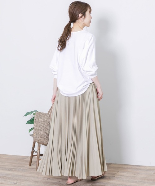 URBAN RESEARCH Sonny Label（アーバンリサーチサニーレーベル）の「ランダムプリーツスカート（スカート・レディース・ネイビー/グリーン/グレー系その他・FREE）」の9枚目の写真