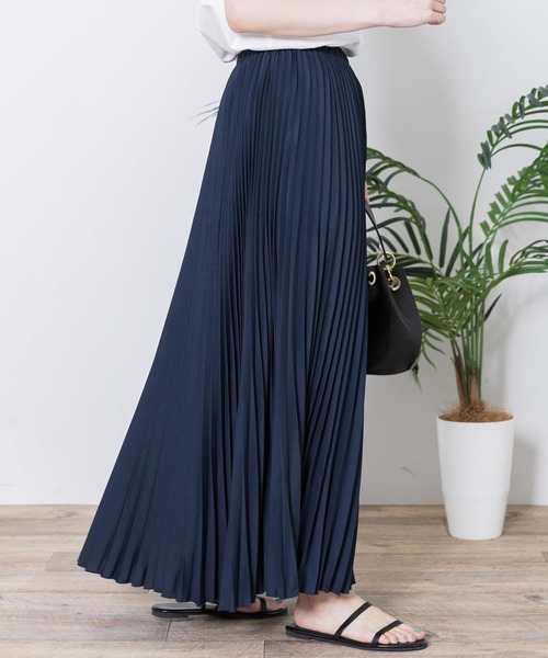 URBAN RESEARCH Sonny Label（アーバンリサーチサニーレーベル）の「ランダムプリーツスカート（スカート・レディース・ネイビー/グリーン/グレー系その他・FREE）」の11枚目の写真