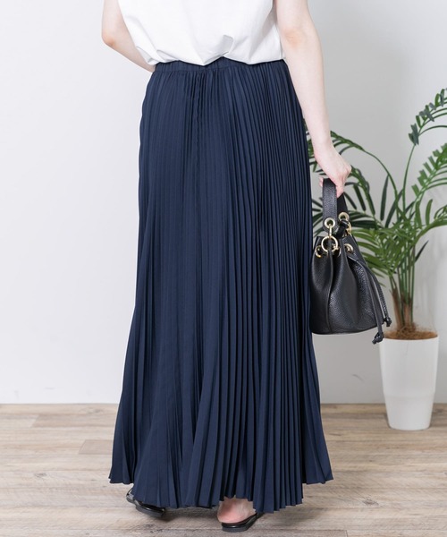 URBAN RESEARCH Sonny Label（アーバンリサーチサニーレーベル）の「ランダムプリーツスカート（スカート・レディース・ネイビー/グリーン/グレー系その他・FREE）」の12枚目の写真