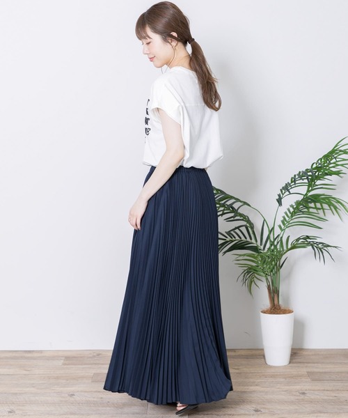 URBAN RESEARCH Sonny Label（アーバンリサーチサニーレーベル）の「ランダムプリーツスカート（スカート・レディース・ネイビー/グリーン/グレー系その他・FREE）」の14枚目の写真