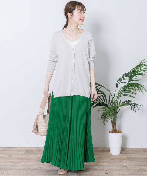 URBAN RESEARCH Sonny Label（アーバンリサーチサニーレーベル）の「ランダムプリーツスカート（スカート・レディース・ネイビー/グリーン/グレー系その他・FREE）」の19枚目の写真