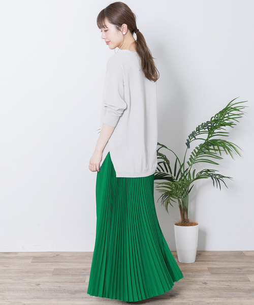 URBAN RESEARCH Sonny Label（アーバンリサーチサニーレーベル）の「ランダムプリーツスカート（スカート・レディース・ネイビー/グリーン/グレー系その他・FREE）」の20枚目の写真