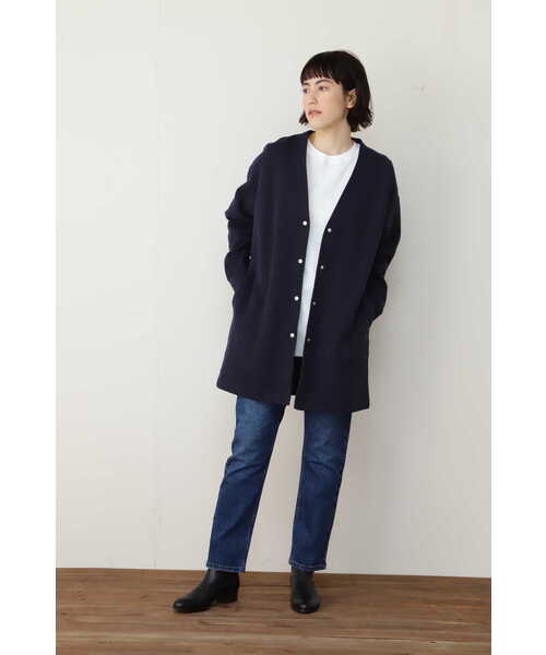 human woman（ヒューマンウーマン）の「◆ワッフルロンＴ（Tシャツ/カットソー・レディース・ライトグリーン/ホワイト・MEDIUM）」の5枚目の写真