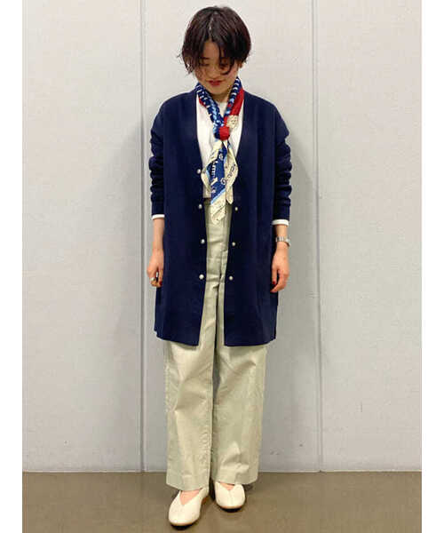 human woman（ヒューマンウーマン）の「◆ワッフルロンＴ（Tシャツ/カットソー・レディース・ライトグリーン/ホワイト・MEDIUM）」の10枚目の写真