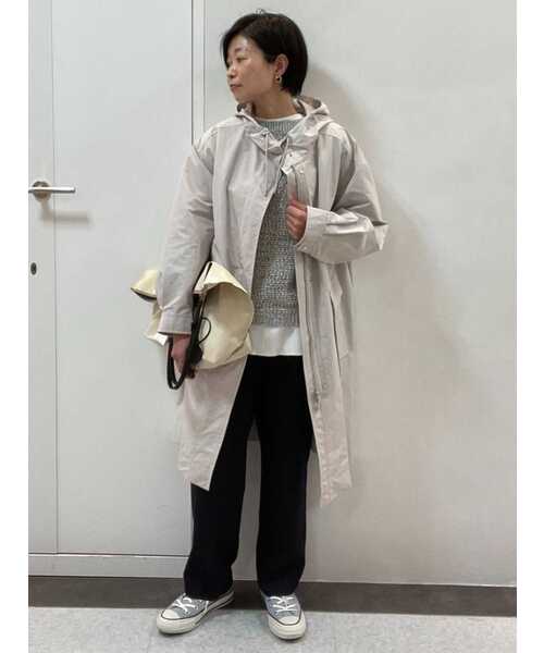 human woman（ヒューマンウーマン）の「◆ワッフルロンＴ（Tシャツ/カットソー・レディース・ライトグリーン/ホワイト・MEDIUM）」の11枚目の写真