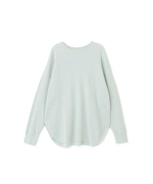 human woman（ヒューマンウーマン）の「◆ワッフルロンＴ（Tシャツ/カットソー・レディース・ライトグリーン/ホワイト・MEDIUM）」の14枚目の写真