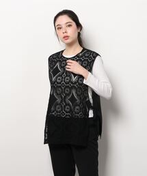 nesessaireネセセア★バックプリーツスウェット 異素材ミックス トップス nesessaireネセセア☆バックプリーツスウェット 異素材ミックス