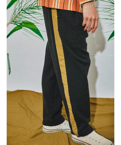 AlexanderLeeChang(アレキサンダーリーチャン)の「AlexanderLeeChang アレキサンダーリーチャン / BIG TWILL PANTS セットアップサイドラインビッグツイルパンツ / AC042204(その他パンツ・メンズ・グリーン/グレー/チャコール・2/3)」の1枚目の写真