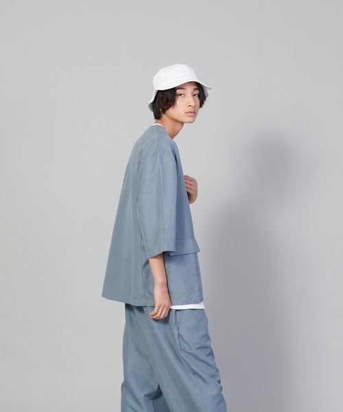 【UNIIT/ユニット】テックリネンノーカラージャケット（ノーカラージャケット）｜UNIIT（ユニット）