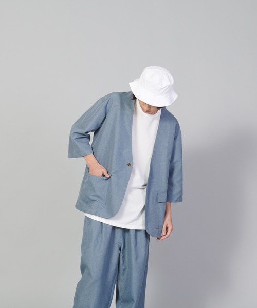 【UNIIT/ユニット】テックリネンノーカラージャケット（ノーカラージャケット）｜UNIIT（ユニット）