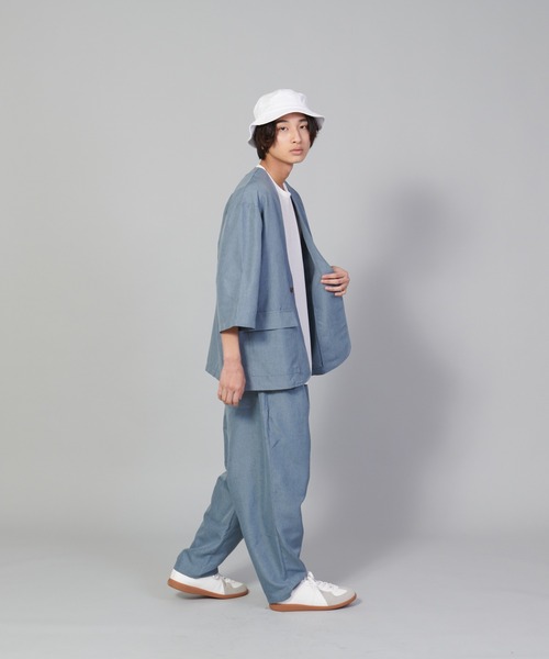 【UNIIT/ユニット】テックリネンノーカラージャケット（ノーカラージャケット）｜UNIIT（ユニット）