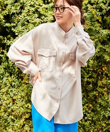 CIAOPANIC TYPY | テンセルバンドカラーシャツ(シャツ/ブラウス)