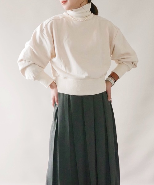 4youstory（フォーユーストーリー）の「【4youstory by 陽】2wayクロップドカーディガン（カーディガン/ボレロ・レディース・ブラウン/ライトグリーン/アイボリー・FREE）」の8枚目の写真