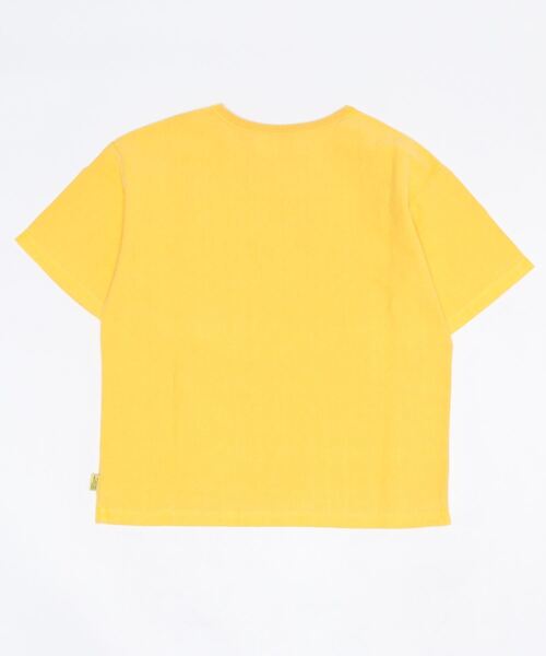 Smoothy(スムージー)の「Smoothy USA Pigment Embroidery Tee / スムージー ピグメント刺繍Tシャツ(Tシャツ/カットソー・キッズ・イエロー/ブラウン/ピンク/ブラック・XL/L/M/S)」の5枚目の写真