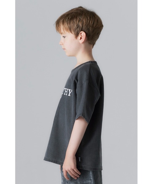Smoothy(スムージー)の「Smoothy USA Pigment Embroidery Tee / スムージー ピグメント刺繍Tシャツ(Tシャツ/カットソー・キッズ・イエロー/ブラウン/ピンク/ブラック・XL/L/M/S)」の16枚目の写真