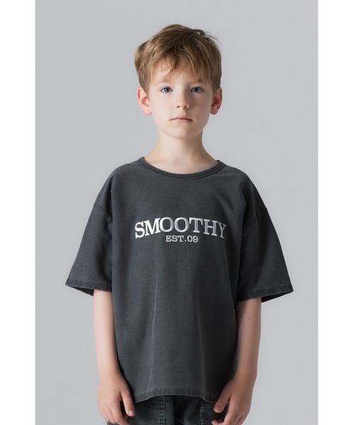 Smoothy(スムージー)の「Smoothy USA Pigment Embroidery Tee / スムージー ピグメント刺繍Tシャツ(Tシャツ/カットソー・キッズ・イエロー/ブラウン/ピンク/ブラック・XL/L/M/S)」の17枚目の写真