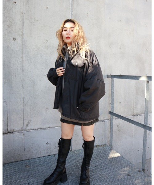 FIG&VIPER（フィグアンドバイパー）の「HELLOリブタートルBIG　PO（ニット/セーター・レディース・グレー/ブラック・FREE）」の3枚目の写真