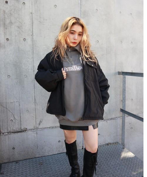 FIG&VIPER（フィグアンドバイパー）の「HELLOリブタートルBIG　PO（ニット/セーター・レディース・グレー/ブラック・FREE）」の21枚目の写真