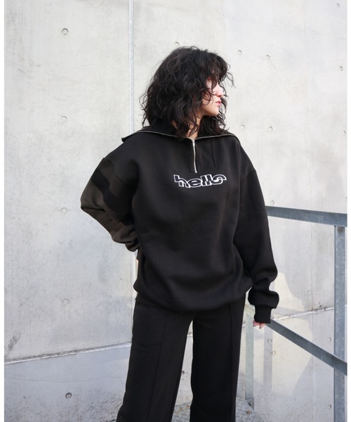 FIG&VIPER（フィグアンドバイパー）の「HELLOリブタートルBIG　PO（ニット/セーター・レディース・グレー/ブラック・FREE）」の15枚目の写真