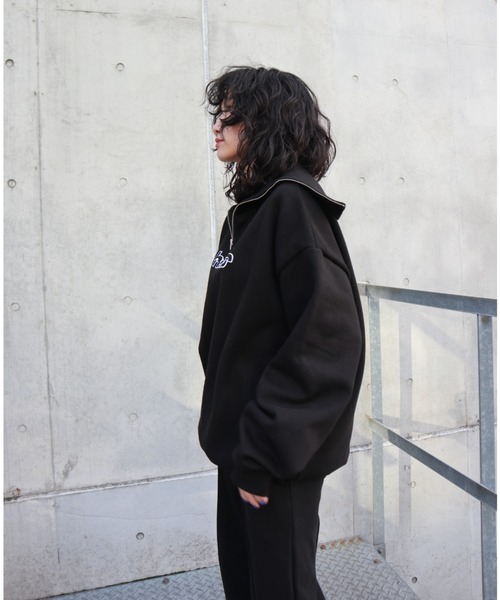 FIG&VIPER（フィグアンドバイパー）の「HELLOリブタートルBIG　PO（ニット/セーター・レディース・グレー/ブラック・FREE）」の22枚目の写真